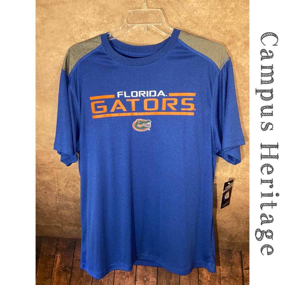 Florida Gator’s Campus heritage collection SS 100% polyester shirt-NWT